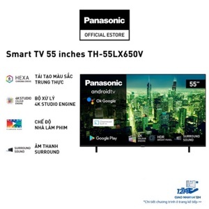 Android Tivi Panasonic 4K 55 inch TH-55LX650V