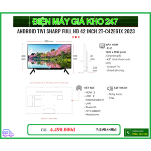 Smart Tivi Sharp Full HD 42 inch 2T-C42EG1X