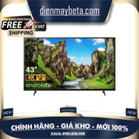 Android Tivi Sony 4K 43 inch KD-43X75 Mới 100%