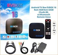 ANDROID TV BOX EVBOX (RAM 4GB ROM 32GB )