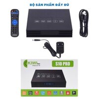 Android TV box Kiwi Box S10 PRO CHÍNH HÃNG tặng kèm pin và dây HDMI