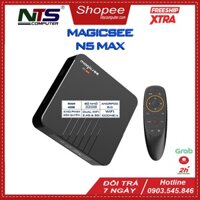 Android TV Box Magicsee N5 Max chip S905X3-2020, 4+32G, Tặng Remote Voice chuột bay G10S