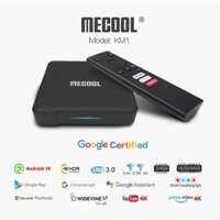 Android TV Box Mecool KM1 - HĐH Android 9 bản quyền, Ram 4GB, Bộ nhớ trong 64GB