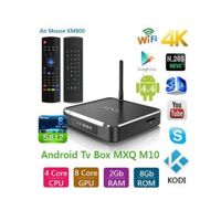 Android TV Box MXQ M10 + chuột bay KM800V