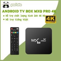 Android TV Box MXQ PRO 4K bản 32GB+512GB Tiếng Việt Wifi 5G, Android 11.1 Độ phân giải 4K,xem youtube.