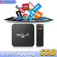 Android TV Box MXQ PRO, Hộp giải mã TV Internet Tiếng Việt WIFI 5G độ phân giải 4K 8+128G