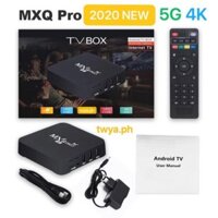 Android TV Box MXQ PRO,Hộp giải mã TV Internet,Tiếng Việt Wifi5G Xem Truyền Hình 100 Kênh Miễn Phí