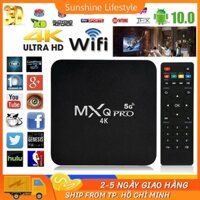 Android TV Box MXQ PRO,Hộp giải mã TV Internet,Tiếng Việt Wifi5G,độ phân giải 4K,8G+128GB/16GB+256GB