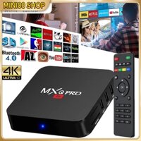 Android TV Box MXQ PRO,Hộp giải mã TV Internet,Tiếng Việt Wifi5G,độ phân giải 4K,8G+128GB