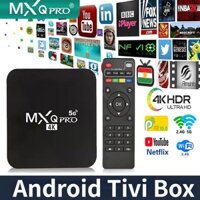 Android TV Box Mxq smart tv 5g 2023 mẫu mới nhất 4G RAM+64G ROM smart tv box hd android có wifi tv box media player