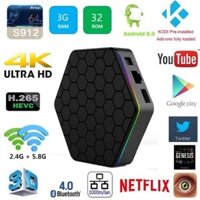 Android TV Box T95Z Plus Android 7.1 với RAM 3 GB 32 GB ROM