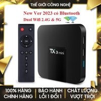 Android TV Box Tanix TX3 Mini Ram 2Gb Rom 16Gb Android 10 New Ver 2024 có Bluetooth