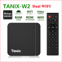 Android TV Box Tanix W2 - Amlogic S905W2, Android 11, RAM 4G/32G Wifi AC Bluetooth