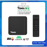 Android TV Box Tanix W2 Remote voice, RAM 2GB, ROM 16GB, Android TV 11, Dual Wifi, Bluetooth
