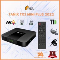 Android TV Box TX3 mini Plus 2022 Dual Wifi Bluetooth - Android 11, Amlogic S905W2 RAM 2G