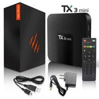Android TV box TX3 mini tx3+ plus 2022 ram 2g rom 16g có cổng quang 2 băng tần có bluetooth