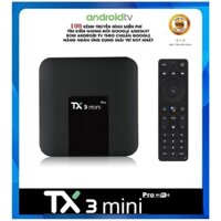 Android TV Box TX3Mini Pro H618, Wifi 6, Android TV 12, Remote giọng nói, Ram 2GB, Bộ nhớ trong 16GB