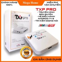 Android tv box TXP PRO 2021 hỗ trợ giọng nói - Tv box xem truyền hình miễn phí - ram 2G, rom 16G