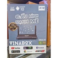 Android TV Box Vinabox X10 -  4G RAM Androi 10 -Tivi Box Android 10.0