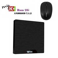 Android tv box W95- Android 7.1.2, Ram 2GB, Rom 16GB