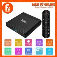 Android TV Box X96 Air - Amlogic S905X3, 2GB Ram, 16GB bộ nhớ trong, Android TV 9.0