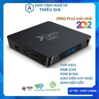 Android TV Box X96Q Pro 2 mới nhất 2022, AndroidTV 10 mới nhất, ổn định mượt mà, xem truyền hình youtube miễn phí