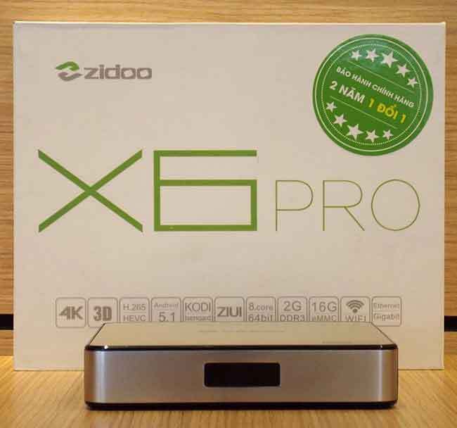 Android TV Box Zidoo X6 Pro