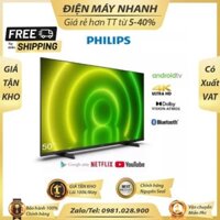 Android TV Philips 50 inch màn hình LED 4K UHD -50PUT7406/74 Mới DMNSG