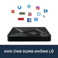 Android Tvbox biến Tivi thường thành Smart Tivi Mini Q1, xem truyền hình 100 kênh, youtube miễn phí, kết nối Wifi nhanh