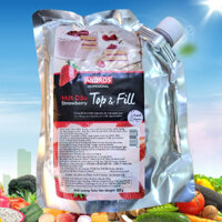 ANDROS ++ TOP & FILL Túi 900g ++ MỨT DÂU LÀM BÁNH Strawberry for Filling and Topping