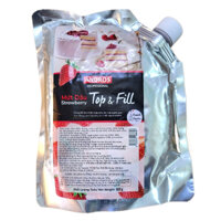 ANDROS -- TOP & FILL Túi 900g -- MỨT DÂU LÀM BÁNH Strawberry for Filling and Topping