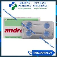 Androz 100 (Hộp 1 vỉ x 4 viên) – Thuốc điều trị rối loạn cương dương, yếu sinh lý