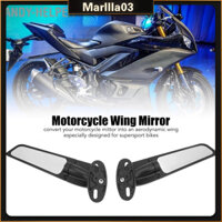 Andy-Helper Gương Chiếu Hậu Xe Máy Nhôm Xoay 360 Độ Bên Gió Có Thể Điều Chỉnh Cánh Cho R15