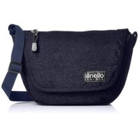 Anello Grande Shoulder Bag GT-H2102 LS Micro Light Tweed Poly Mini Flap Shoulder Navy.