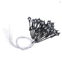 ANENG Aeng) Set 20 Mô Hình Đèn Đường Bóng led 65mm Ánh Sáng Trắng Ấm Áp Trang Trí Tiểu Cảnh Sân Vườn