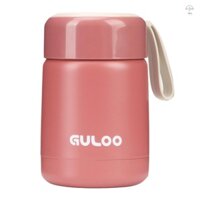 ANENG Hũ Đựng Thức Ăn Bằng Thép Không Gỉ Cách Nhiệt Chống Rò Rỉ 300ml Có Tay Cầm Bằng silicone Cho Bé thermos