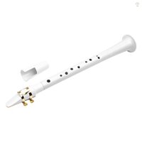 ANENG Kèn saxophone mini Bỏ Túi Bằng Nhựa Màu Trắng Kèm Túi Đựng Tiện Dụng