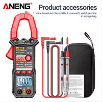 ANENG PN104 Clamp Meter AC Current Voice Broadcast Multimeter AC DC Voltage Tester Car Amp Hz Capacitance NCV Ohm Tester