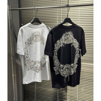 ⚡️New Arrivals⚡️Tee R1VenCh1 Baroque Print T-sh1rt - Hoạ Tiết Monogram Lưng Áo - Chuẩn Hàng Loại 1