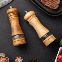 Anfami Store - Lọ Xay Hạt Tiêu Muối Hồng Gia Vị (GA15) Với Lưỡi Xay Bằng Gốm Bền Bỉ, Dụng Cụ Xay Tiêu Cầm Tay