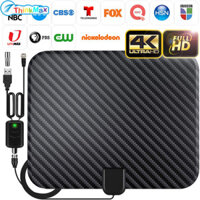 Ăng-ten Tv kỹ thuật số trong nhà có độ lợi cao 25db Ăng-ten Hdtv 1080p cho Dvb-t Dvb-t2 Hd Vhf Uhf Bộ thu tín hiệu