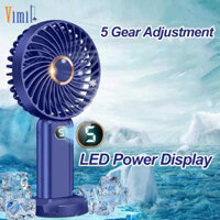 🌬️Ngay lập tức vận chuyển❄️ Vimite 5-Speed Quạt cầm tay Mini Fan USB Rechargeable Fan Người hâm mộ