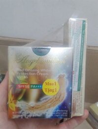 ANGEL MADAM_Combo Kem Nhân Sâm Dưỡng Trắng 15g + KCN L'ocean 25g