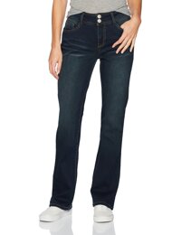 Angels Forever Young Women's Curvy Bootcut Jeans