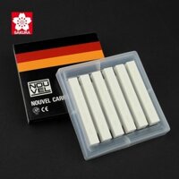 Anglemark Pastel Bộ Vẽ Nghệ Thuật Phấn Bút Chì Màu Mềm Khô Pastel 6 / 12 Đen Trắng Bộ Hộp Dành Cho Học Sinh Đồ Dùng Nghệ Thuật Dòng NCT SAKURA