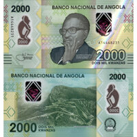 ANGOLA MÃ SỐ 2000 MÀU XANH LÁ