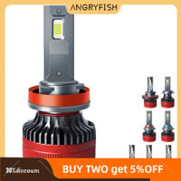 Angryfish 2 Bóng Đèn LED Đèn Pha 12V 40W Công Suất Cao 6000LM 6500K Bóng Đèn Siêu Sáng H4 H7 H11 H13 9004 9005 9006 9007