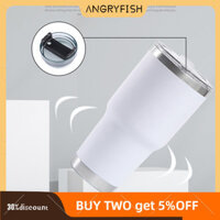 Angryfish 20 / 30oz Cốc Cốc Cốc Inox 304 Có Nắp Hút Chân Không Cách Nhiệt Xe Du Lịch Cốc Đôi Tường Nước