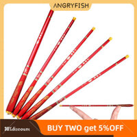 Angryfish 2.7-5.4m Mini Tay Cần Câu Kính Thiên Văn Siêu Nhẹ Chống Trơn Trượt Sợi Carbon Câu Cá Cần Câu Cá