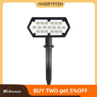 Angryfish Sân Vườn Ngoài Trời Đèn Năng Lượng Mặt Trời Nhiều Góc Có Thể Điều Chỉnh Dung Tích Lớn Pin Lithium Đèn Đường Phố Đèn Tường